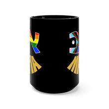Load image into Gallery viewer, AlefBet Mafia Black Mug 15oz (SHIPPING INCLUDED)