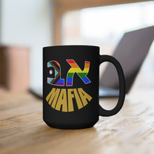 Load image into Gallery viewer, AlefBet Mafia Black Mug 15oz (SHIPPING INCLUDED)